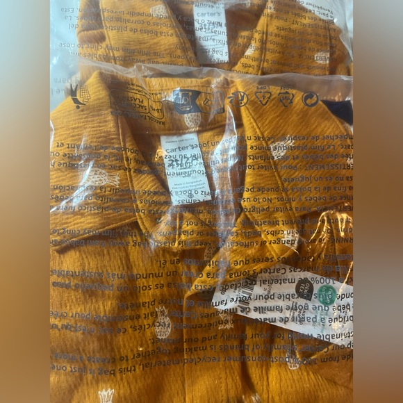 NWT Carter's Toddler Boy 2-Piece Pineapple-Print Shirt & Canvas Shorts Set - Picture 5 of 10